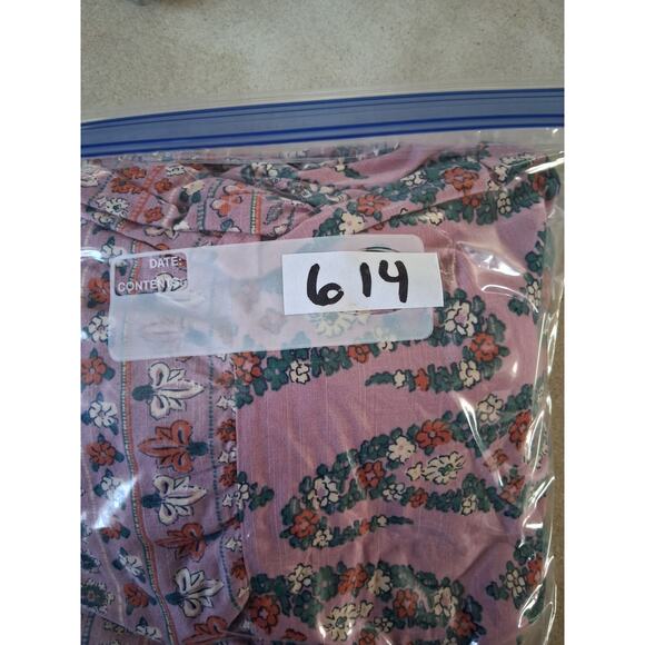 Knox Rose Dress Large Floral Bohemian Maxi Sleeveless Mix Print Festival Tiered - Picture 11 of 12